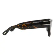 Tom Ford FT0711 FAUSTO 52F, Tortoiseshell frame, Gradient Brown lenses, view 3