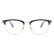 Tom Ford FT5683-B with Clip-On 001 Blue-Light Block, Black frame, view 2