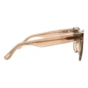 Tom Ford FT0870 WALLACE 45P, Brown frame, Gradient Green lenses, view 3