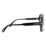 Tom Ford FT0884 FALCONER-02 01B, Black frame, Gradient Grey lenses, view 3