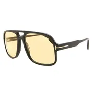 Tom Ford FT0884 FALCONER-02 01E, Black frame, Yellow lenses, view 2