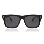 Tom Ford FT0906-N BUCKLEY-02 01A, Black frame, Grey lenses, view 1
