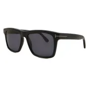 Tom Ford FT0906-N BUCKLEY-02 01A, Black frame, Grey lenses, view 2