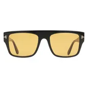 Tom Ford FT0907 DUNNING-02 01E, Black frame, Golden Brown lenses, view 1