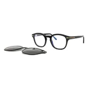 Tom Ford FT5532-B with Clip-On 01D Blue-Light Block