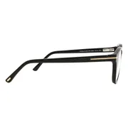 Tom Ford FT5532-B with Clip-On 01D Blue-Light Block, Black frame, view 3