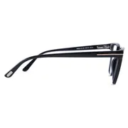 Tom Ford FT5641-B with Clip-On 001 Blue-Light Block, Black frame, view 3