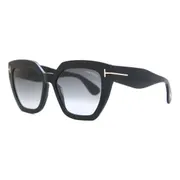 Tom Ford FT0939 PHOEBE 01B, Black frame, Grey lenses, view 2