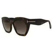 Tom Ford FT0939 PHOEBE 52K, Tortoiseshell frame, Brown Gradient lenses, view 2