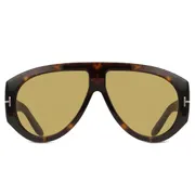 Tom Ford FT1044 BRONSON 52N, Tortoiseshell frame, Solid Brownish Green lenses, view 1