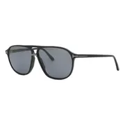 Tom Ford FT1026-N BRUCE Polarized 01D, Black frame, Smoke Dark Grey lenses, view 2