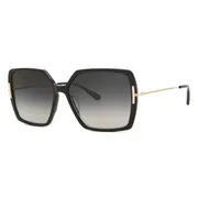 Tom Ford FT1039 JOANNA 01B, Black frame, Smoke Gradient Dark Grey lenses, view 2