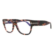 Tom Ford FT5878-B 056 Blue-Light Block, Tortoiseshell frame, view 2