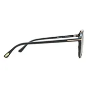 Tom Ford FT1026 BRUCE 01B, Black frame, Smoke Gradient Dark Grey lenses, view 3