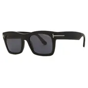 Tom Ford FT1062 NICO-02 01A, Black frame, Smoke Dark Grey lenses, view 2