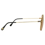 Tom Ford FT1017 JADEN 30E, Gold frame, Brown lenses, view 3