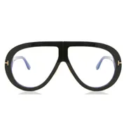 Tom Ford FT0836 TROY 001 Blue-Light Block, Black frame, view 1