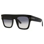 Tom Ford FT0847/S Renee 01B, Black frame, Gradient Smoke Grey lenses, view 2