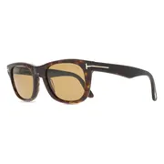 Tom Ford FT1076 KENDEL 52E, Tortoiseshell frame, Light Brown lenses, view 2