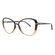 Tom Ford FT5907-B 056 Blue-Light Block, Tortoiseshell frame, view 2