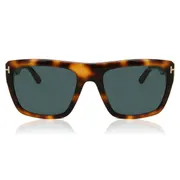 Tom Ford FT1077 ALBERTO 53V, Tortoiseshell frame, Spruce Blue lenses, view 1