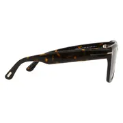 Tom Ford FT1077 ALBERTO 52F, Tortoiseshell frame, Gradient Dark Brown lenses, view 3