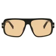 Tom Ford FT1101 TURNER 01E, Black frame, Brown Photochromic lenses, view 1