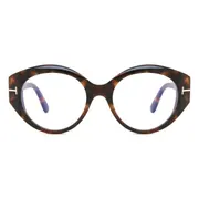Tom Ford FT5950-B 052 Blue-Light Block, Tortoiseshell frame, view 1