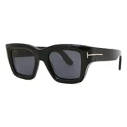 Tom Ford FT1154 ILIAS 01A, Black frame, Smoke Grey lenses, view 2
