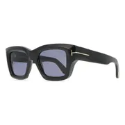 Tom Ford FT1154 ILIAS 01V, Black frame, Dark Blue lenses, view 2