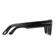 Tom Ford FT1154 ILIAS 01V, Black frame, Dark Blue lenses, view 3