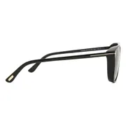 Tom Ford FT1105 LIONEL-02 01A, Black frame, Smoke Dark Grey lenses, view 3