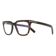 Tom Ford FT5963-B 052 Blue-Light Block, Tortoiseshell frame, view 2