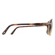 Tom Ford FT1177 KEMP 53N, Tortoiseshell frame, Grey Green lenses, view 3