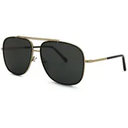 Tom Ford FT0693 BENTON 30A, Black frame, Dark Grey lenses, view 2