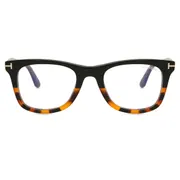 Tom Ford FT5970-B with Clip-On 005 Blue-Light Block, Black frame, view 2