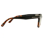 Tom Ford FT5970-B with Clip-On 005 Blue-Light Block, Black frame, view 3