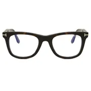 Tom Ford FT5970-B with Clip-On 052 Blue-Light Block, Tortoiseshell frame, view 2