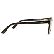 Tom Ford FT5993-B with Clip-On 052 Blue-Light Block, Tortoiseshell frame, view 3