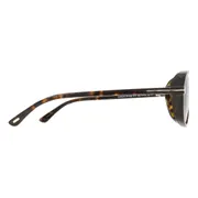 Tom Ford FT1208 GUILLAUME 52K, Tortoiseshell frame, Gradient Roviex Grey lenses, view 3