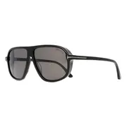Tom Ford FT1208-N GUILLAUME 01A, Black frame, Dark Grey lenses, view 2