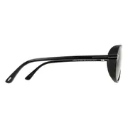 Tom Ford FT1208-N GUILLAUME 01A, Black frame, Dark Grey lenses, view 3
