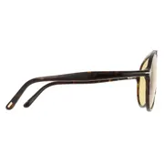 Tom Ford FT1211 VLADIMIR 52E, Tortoiseshell frame, Brown Photochromic lenses, view 3