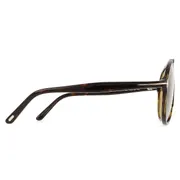 Tom Ford FT1211 VLADIMIR 52N, Tortoiseshell frame, Sage Green lenses, view 3
