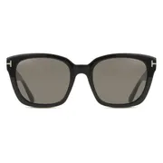Tom Ford FT1216 HAYLAY 01A, Black frame, Dark Grey lenses, view 1