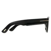 Tom Ford FT1212 LUCINDA 01A, Black frame, Dark Grey lenses, view 3