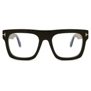 Tom Ford FT6068-B with Clip-On 001 Blue-Light Block, Black frame, view 2