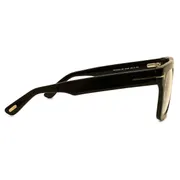 Tom Ford FT6068-B with Clip-On 001 Blue-Light Block, Black frame, view 3