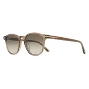 Tom Ford FT1302 HOLT-02 45B, Brown frame, Gradient Greyish Brown lenses, view 2