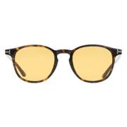 Tom Ford FT1302 HOLT-02 52E, Tortoiseshell frame, Golden Brown lenses, view 1